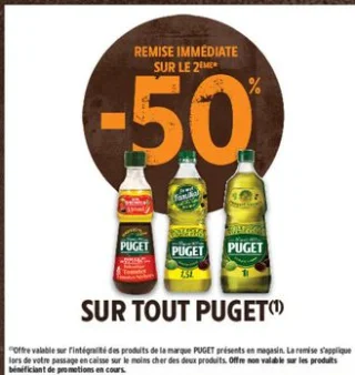 Huile d'olive et produits Puget