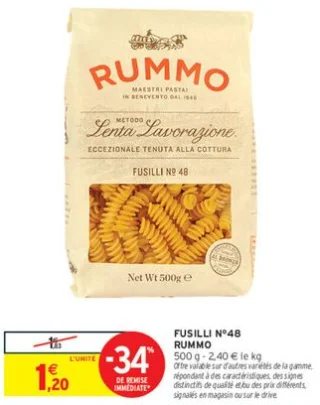 Fusilli N°48 Rummo