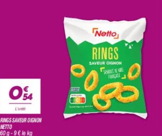 Rings saveur oignon 