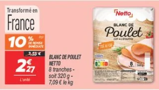 Blanc de poulet 