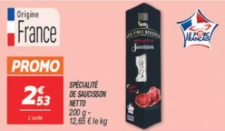  spécialité de saucisson 