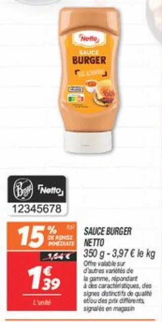 Sauce burger