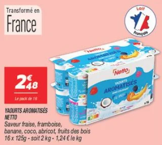Yaourts aromatisés 