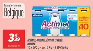 Actimel original édition limitée