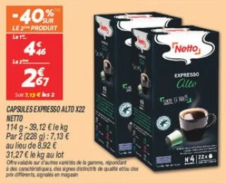 Capsules expresso  alto x22