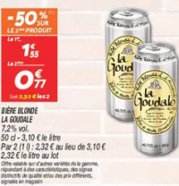 Bière blonde La Goudale