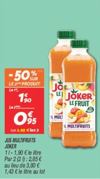 Jus multifruits