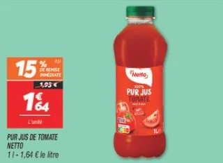 Pur jus de tomate 