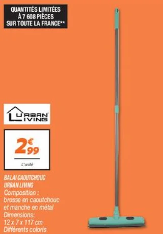Balai caoutchouc Urban Living