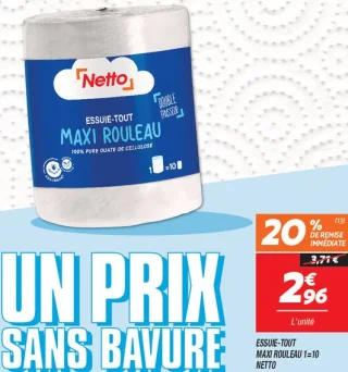 ESSUIE-TOUT MAXI ROULEAU 1=10 NETTO