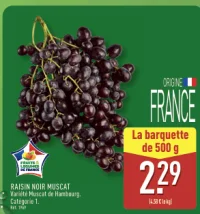 Raisin noir muscat