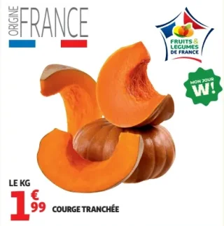 Courge tranchée