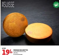 Fromage des grottes Au lait thermisé de vache
