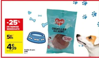 Oreilles de porc AIME Par 2