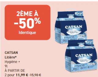 CATSAN Litière Hygiène +