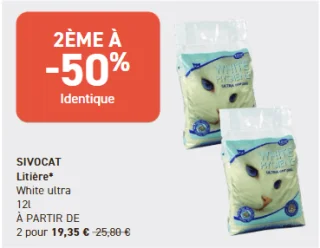 SIVOCAT Litière White ultra