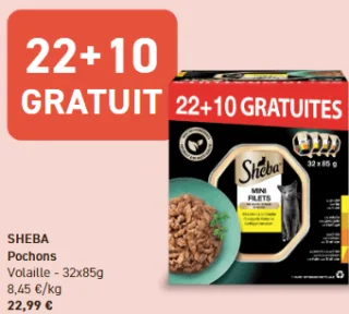 SHEBA Pochons Volaille