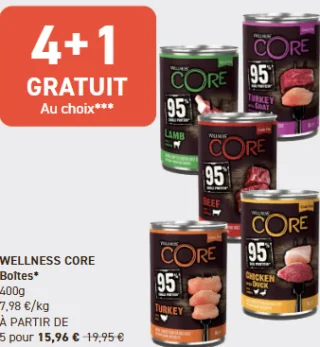 Wellness Core Boîtes pour chien