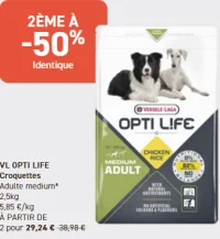 VL Opti Life Croquettes Adulte medium