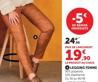 Legging femme U Collection