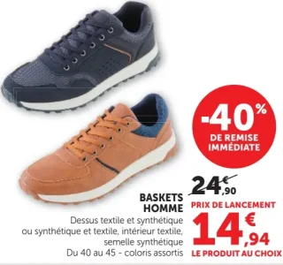 Baskets homme U Collection