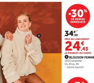 Blouson femme U Collection