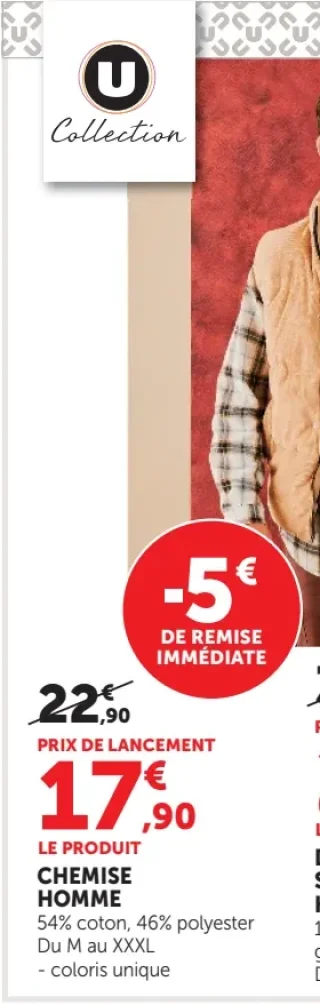 Chemise homme U Collection
