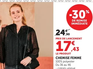 Chemise femme U Collection