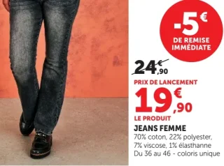 Jeans femme U Collection