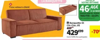 Banquette-lit Clic-Clac Jill