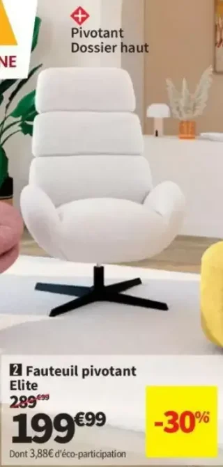 Fauteuil pivotant Elite