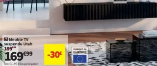 Meuble TV suspendu Utah