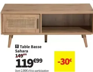 Table basse Sahara