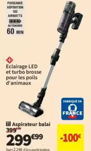 Aspirateur balai Rowenta RH9A46WO