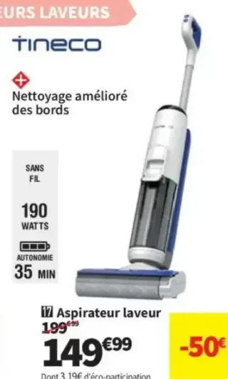 Aspirateur laveur Tineco iFloor 5 Breeze
