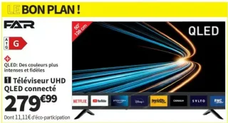 Téléviseur UHD QLED connecté FAR QL50CH262S