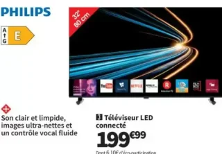 Téléviseur LED connecté Philips 32PHS6050