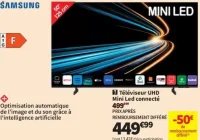 Téléviseur UHD Mini Led connecté Samsung 50"