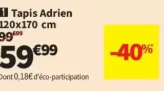 Tapis Adrien 120x170 cm