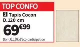 Tapis Cocon D.120 cm