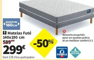 9 Matelas Futé 140x190 cm