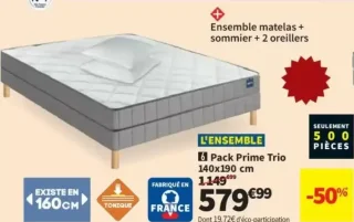 Pack Prime Trio Bultex 140x190 cm