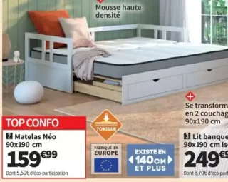 Matelas Néo 90x190 cm