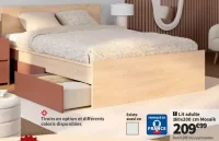 Lit adulte 160x200 cm Mosaik