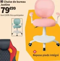 Chaise de bureau Justine