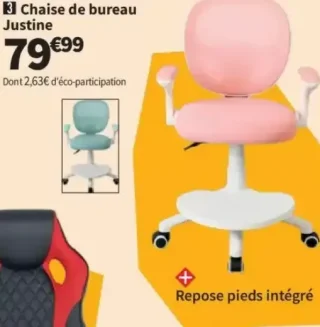 Chaise de bureau Justine