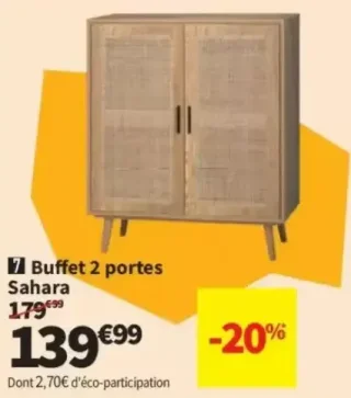 Buffet 2 portes Sahara Lomoco