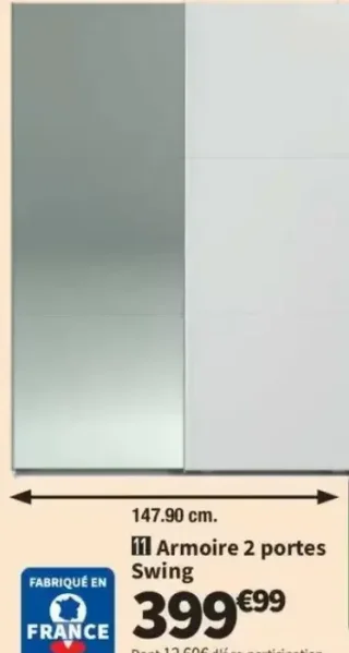 Armoire 2 portes Swing Lomoco