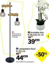 Lampadaire Kavi H.170 cm