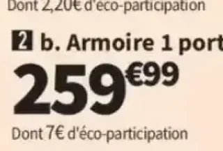 Armoire 1 porte